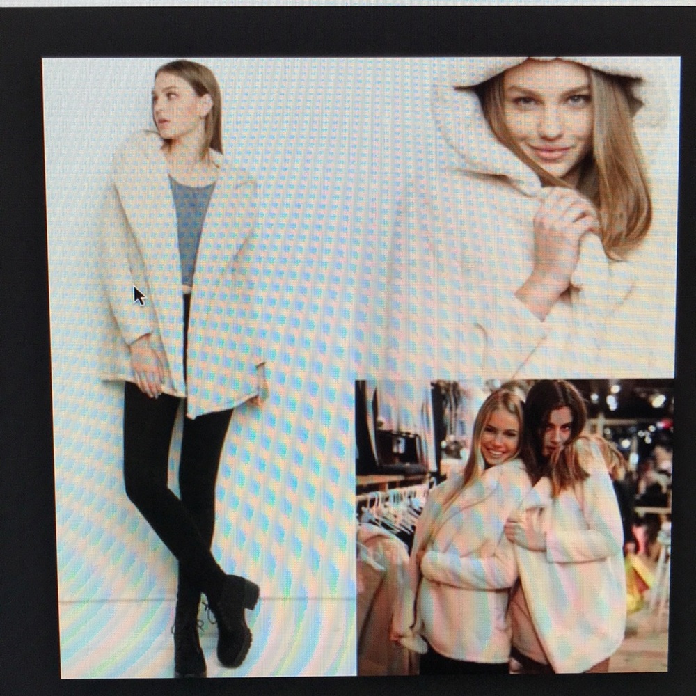 Brandy Melville Faux Sandra Fur Coat